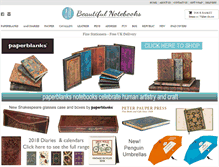 Tablet Screenshot of beautifulnotebooks.co.uk